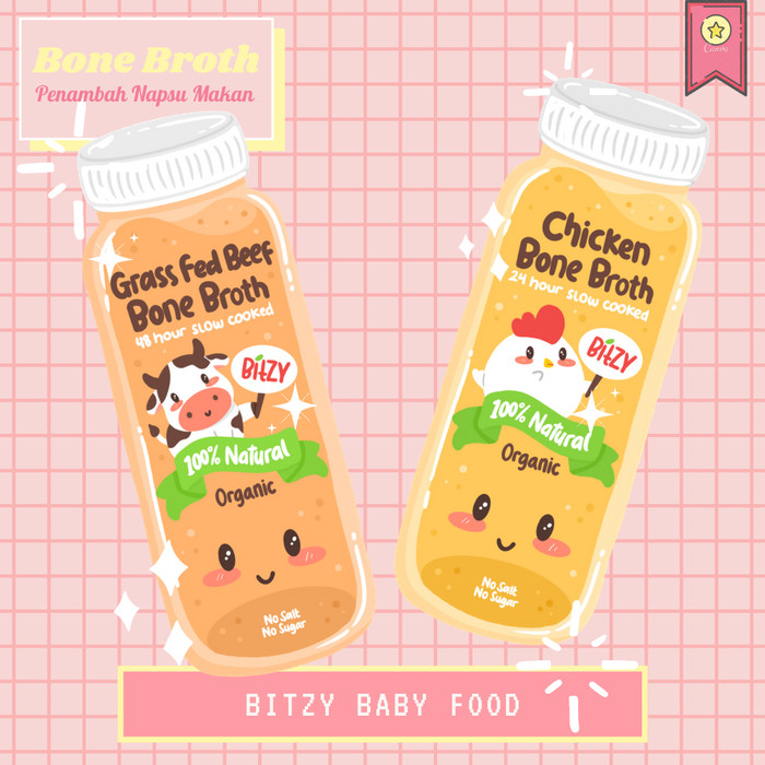 

Ready- Chicken Bone Broth Organic / Kaldu Ayam / Mpasi / Makanan Bayi / Bumbu - Sapi