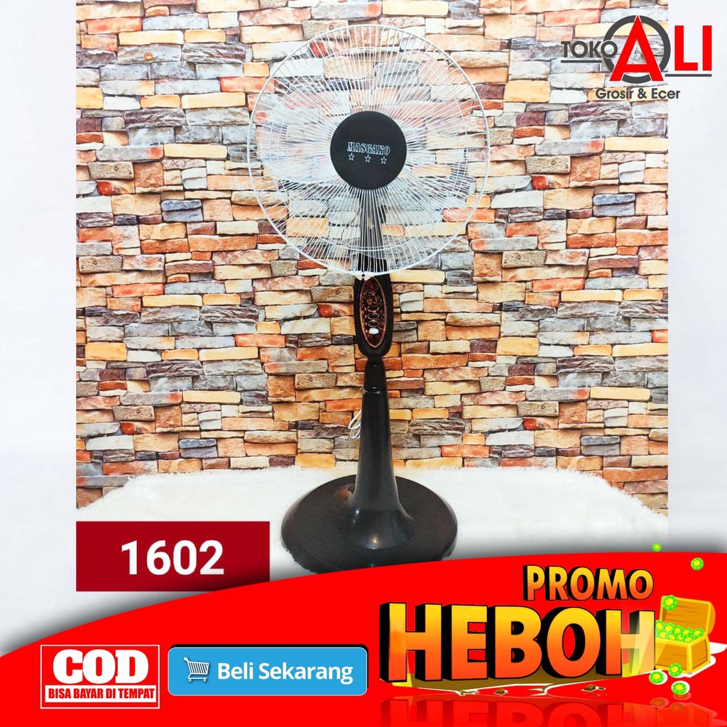 Kipas Angin Berdiri HRK 1602/Kipas Angin Kaki Bulat/