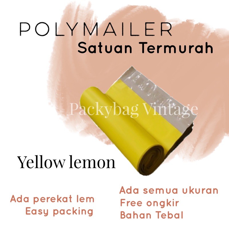 (SATUAN) POLYMAILER MURAH - PLASTIK PACKING (COLOURFUL SERIES)