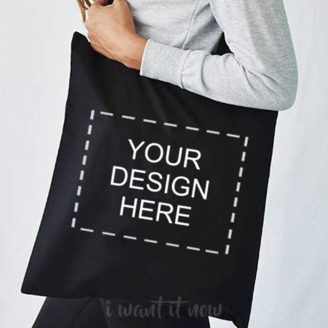 CUSTOM tote bag dan string bag FULL COLOR DTF   | BISA SATUAN |