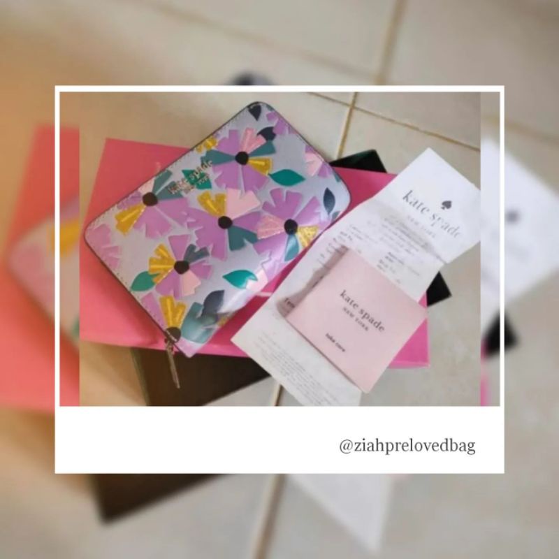 PL DOMPET KS KATE SPADE WALLET BUTIK PRELOVED ORIGINAL AUTHENTIC