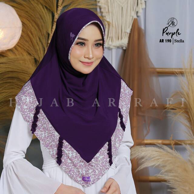 Jilbab Hijab Arrafi AR 190 Kerudung Krudung Bergo instan Rabbani Zoya Elzatta