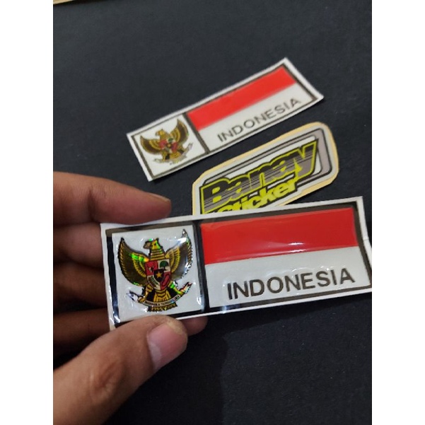 STICKER EMBLEM GARUDA BENDERA INDONESIA KOTAL TIMBUL