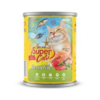 SuperCat kaleng 400 gram All Varian / Makanan Kucing Basah Kaleng / Wet food