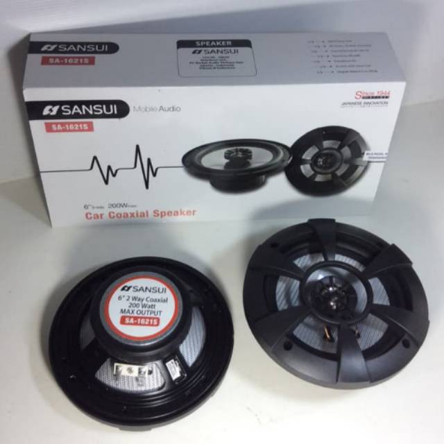 Jual Speaker coaxial 6 inch 2way sansui SA1621/set Shopee Indonesia
