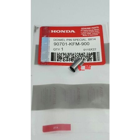 BOSH BLOK MESIN PIN DOWEL 8X14 GRAND - BEAT - SUPRA X - WIN - VARIO - SCOOPY - BLADE 90701-KFM-900