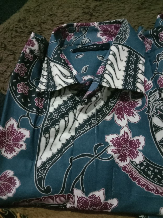 Maginot Kemeja Batik Pria Sadewa-ss Lengan Pendek