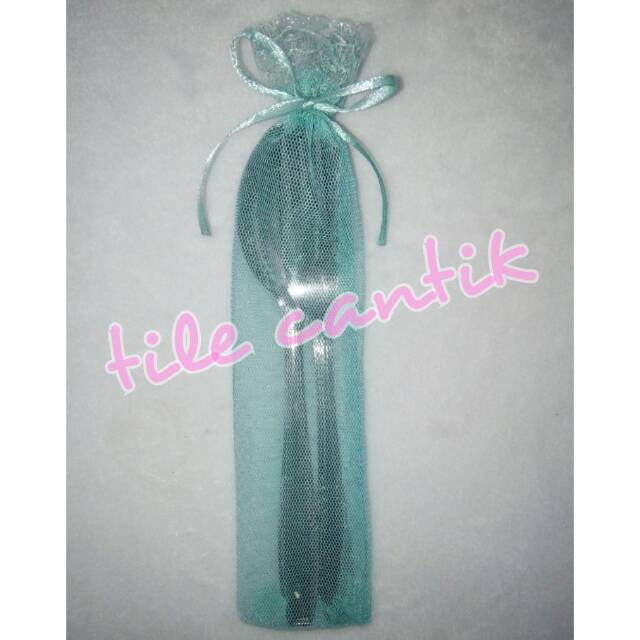 tile sendok garpu / bungkus tile/ bungkus souvenir/ kemasan tile/ kemasan souvenir/ tile cantik