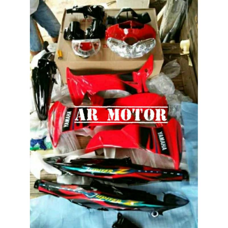 Full body halus jupiter z 2004 plus lampu/full body halus jupiter z 2004 warna merah hitam/full body