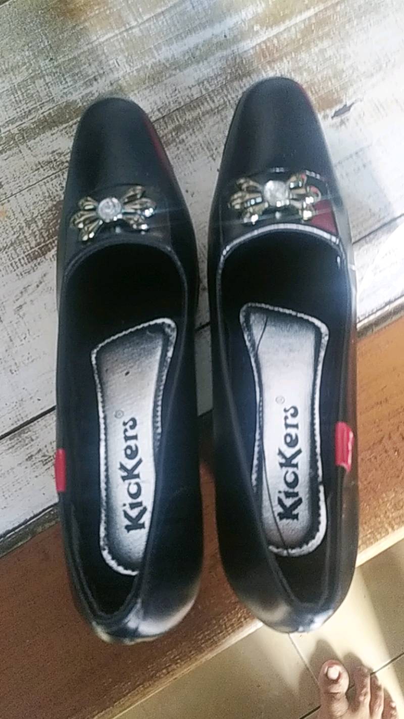 Sepatu Pantofel D21 2 Kantor Cewek Wanita Karir Termurah Kulit Sintetis Terlaris