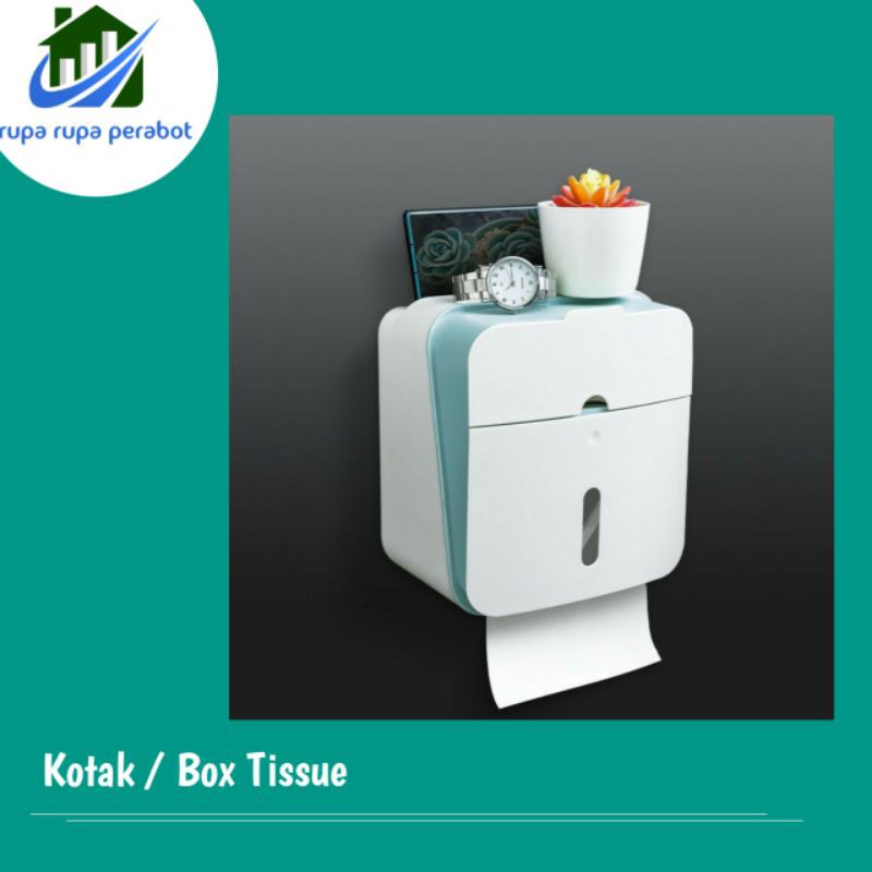 Kotak Tissue / Box Tissue / Tempat Tissue Toilet / Rak Toilet