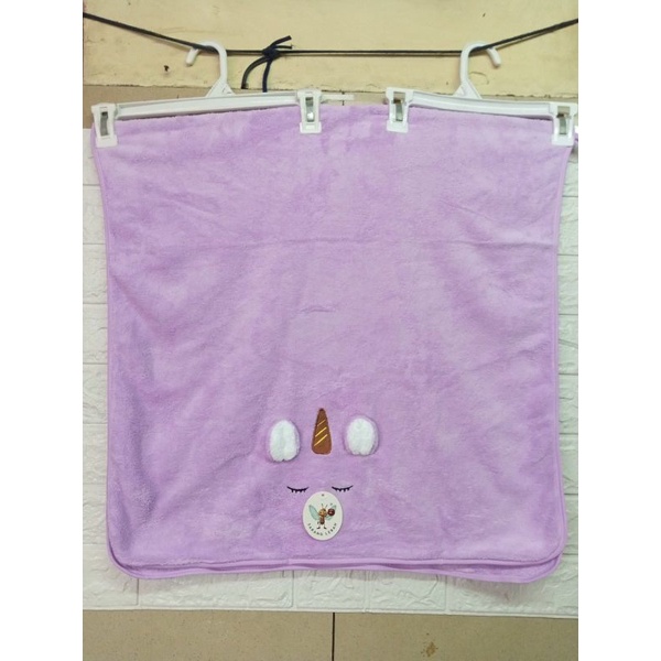 handuk bayi lembut baru lahir meresap/handuk bayi lembut baru lahir polos/ handuk anak perempuan lembut dan menyerap air/ handuk anak perempuan lembut /handuk bayi lembut baru lahir/handuk bayi lembut baru lahir karakter-UNGU