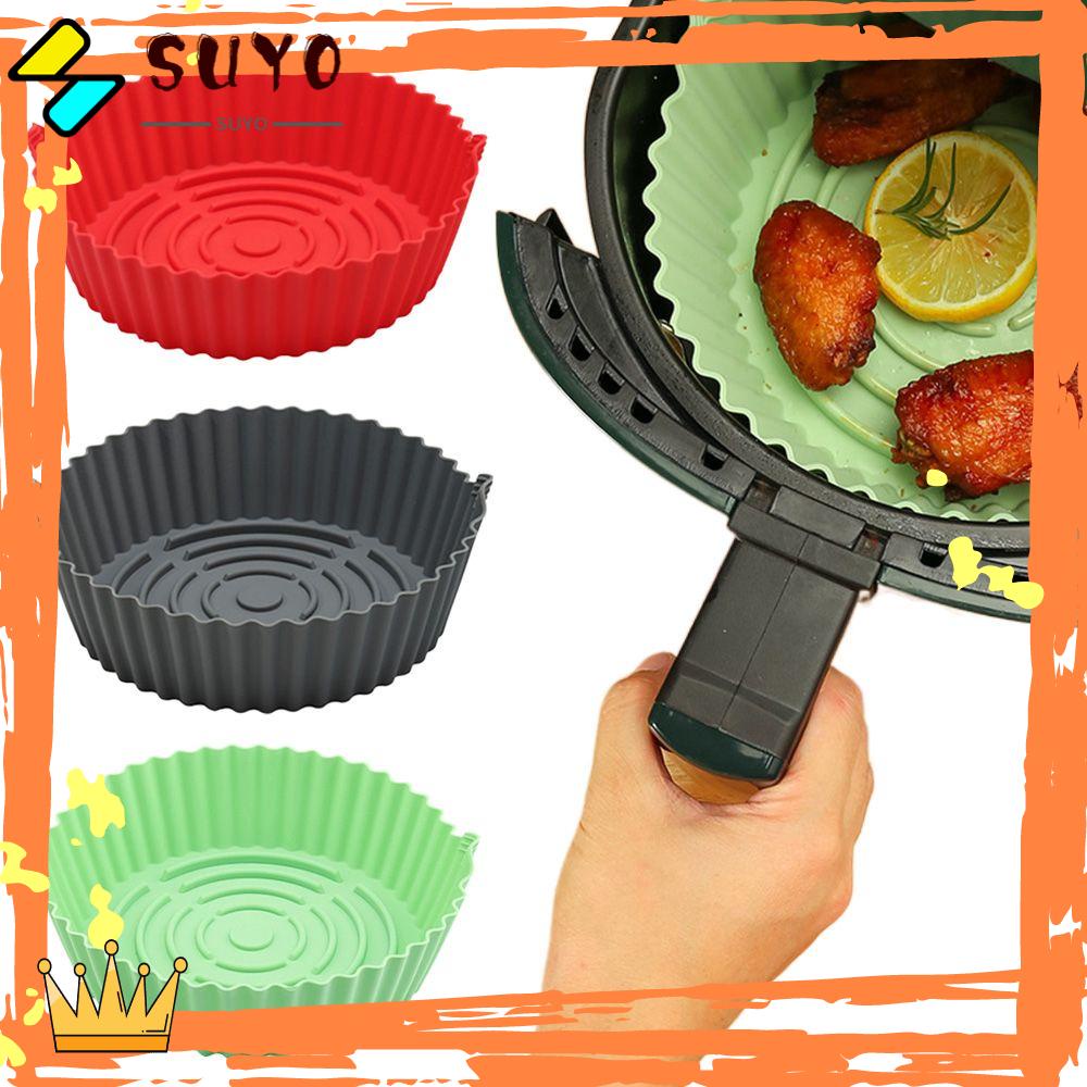 Suyo Keranjang AirFryer Pizza Bahan Silikon Reusable