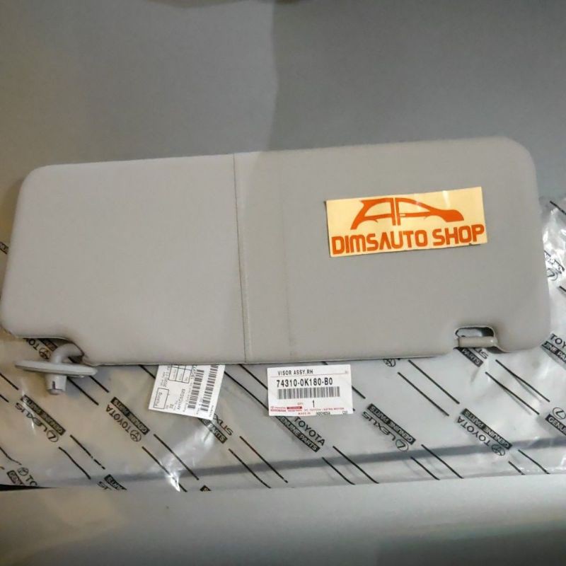 sun visor innova 2008 sampai 2011 type G standar