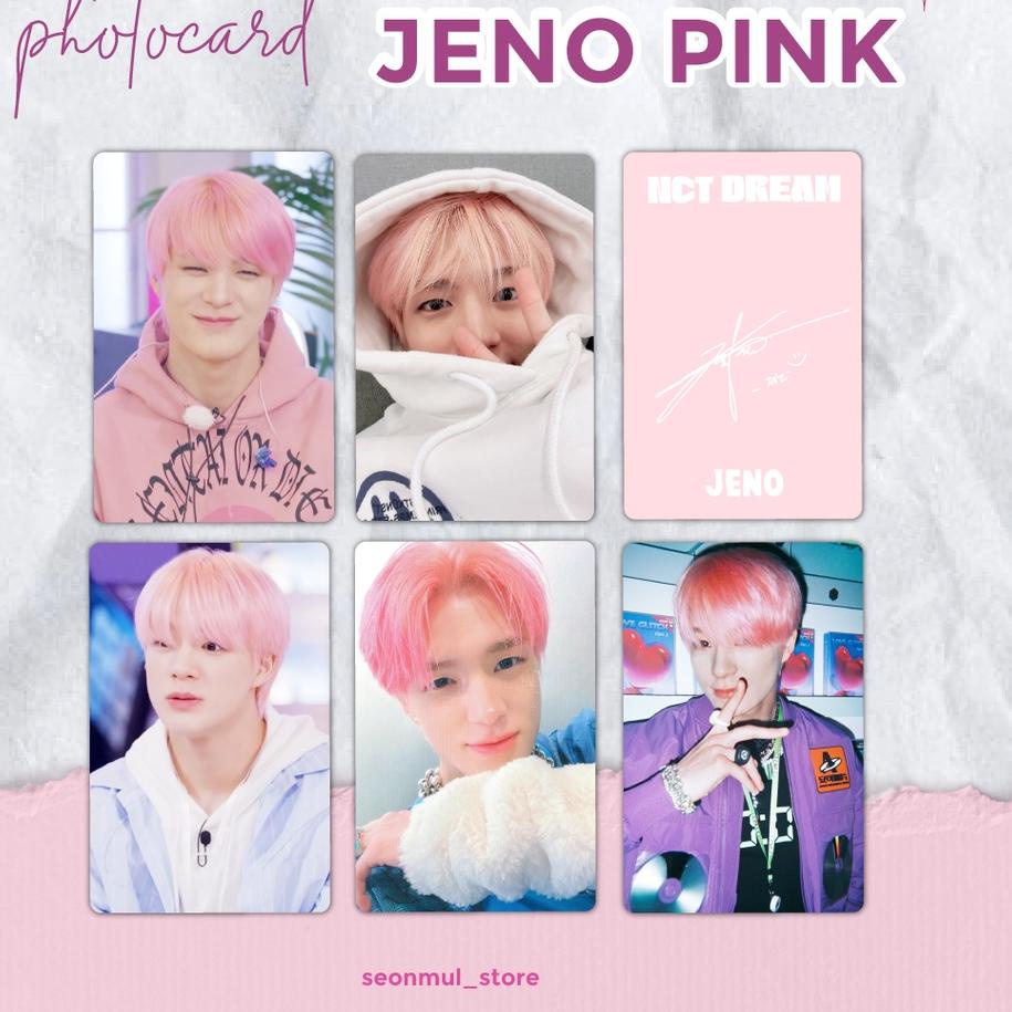 Top Produk.. BEST SELLER PHOTOCARD PC JENO PINK HAIR / PHOTOCARD PC JENO HOODIE / PHOTOCARD PC JENO 