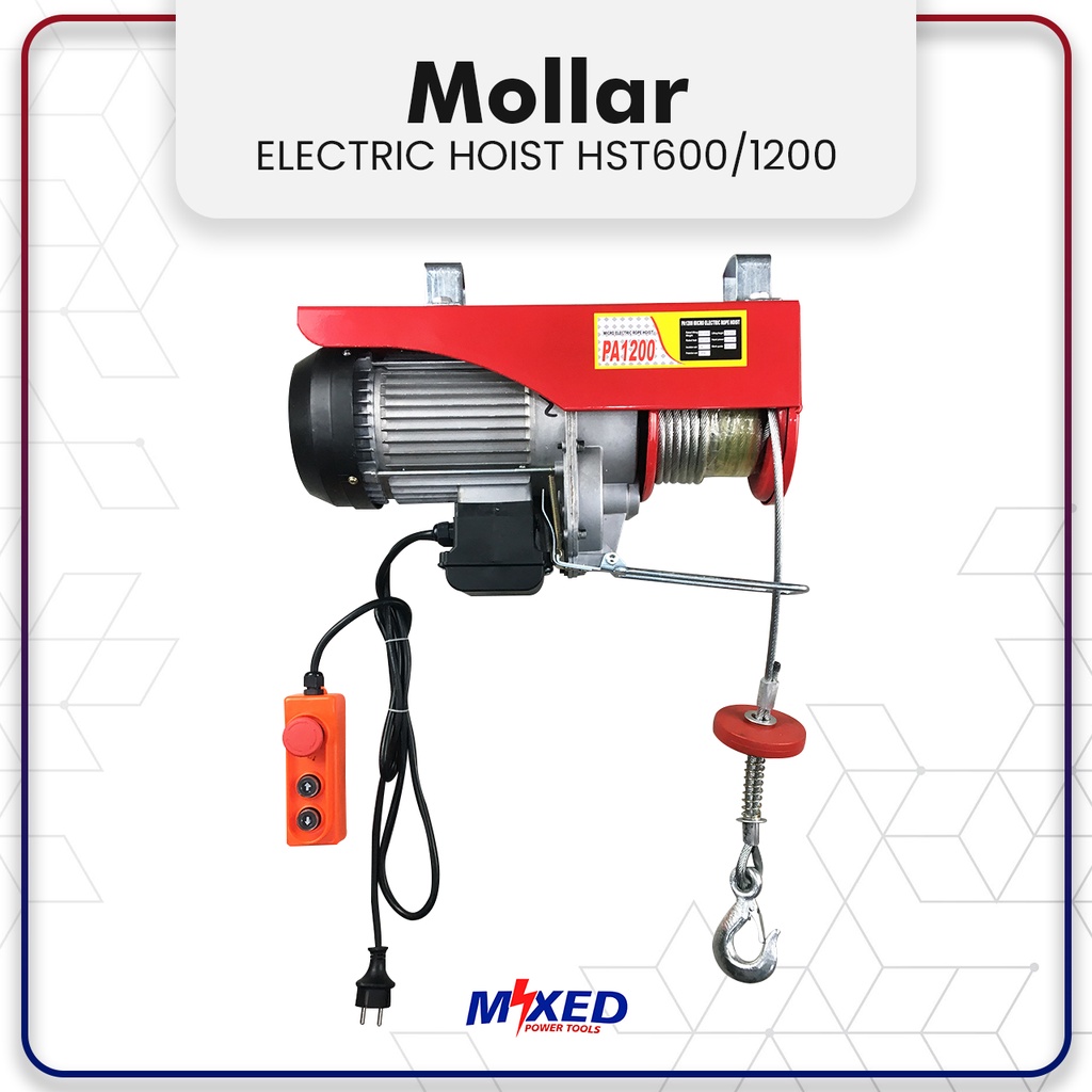 ELECTRIC WIRE ROPE HOIST 1 TON 1200 KG TAKEL KATROL LISTRIK 1200KG