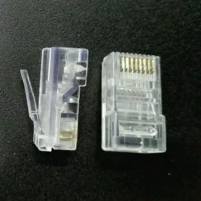 Konektor RJ45 NYK CAT5E Jack Connector RJ 45 CAT 5E Eceran isi 1 PCS