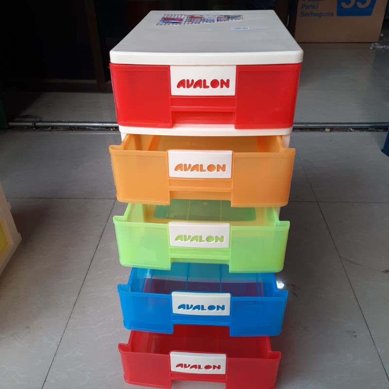 Laci Mini / Mini Container / Tempat ATK AVALOR susun 3-4- 5