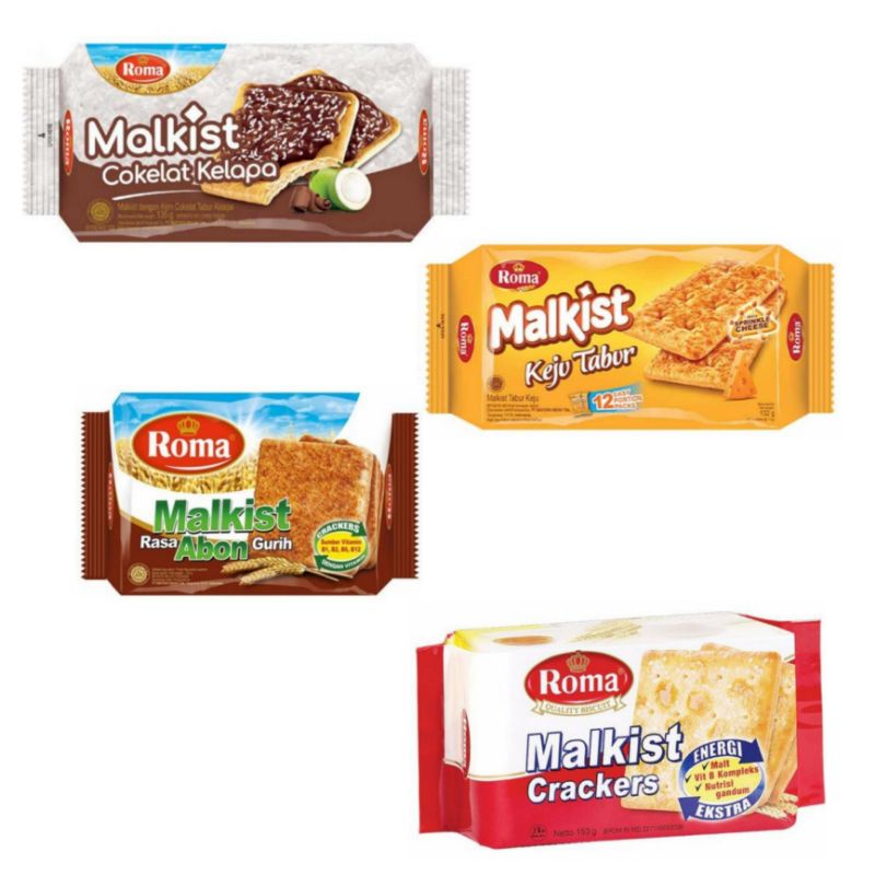 

Roma Malkist Cokelat Kelapa Crackers 135 g