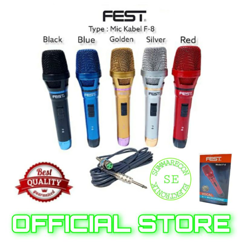 mic kabel original fest f8 microphone mic kabel