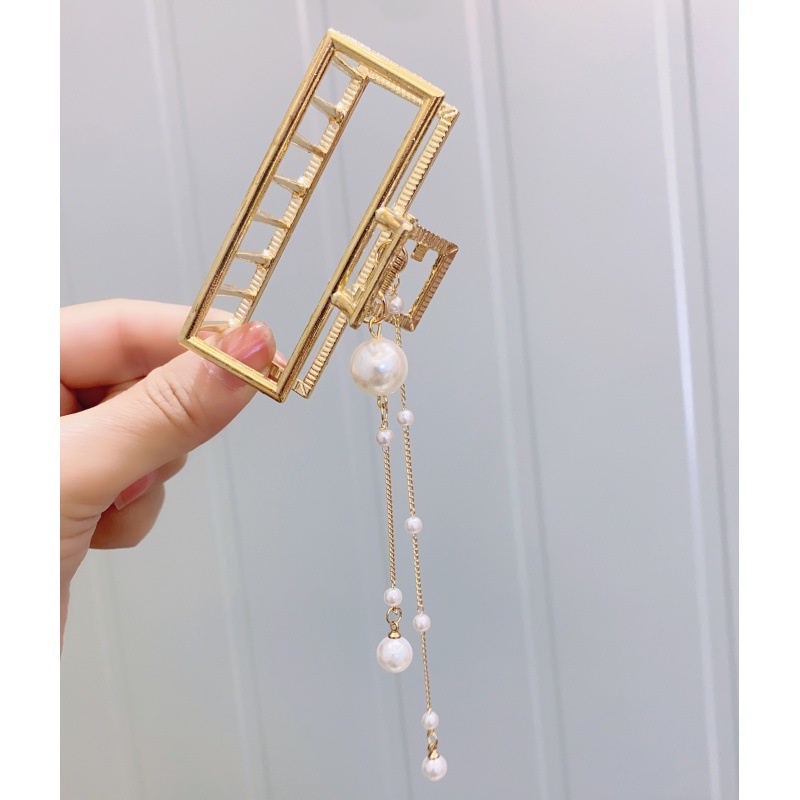 Hello Anting Tusuk Gantung Desain Rumbai Mutiara Besar Untuk Wanita