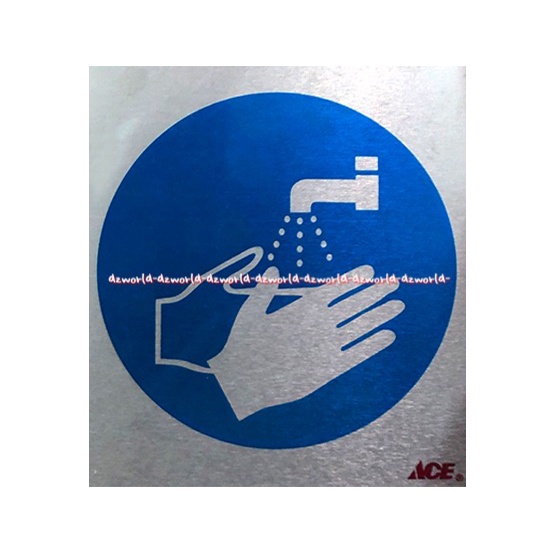 Kris Sticker Hand Wash Picture Gambar Cuci Tangan Di Kran Stiker Peringatan Wajib Cucitangan Handwash Wash Hand