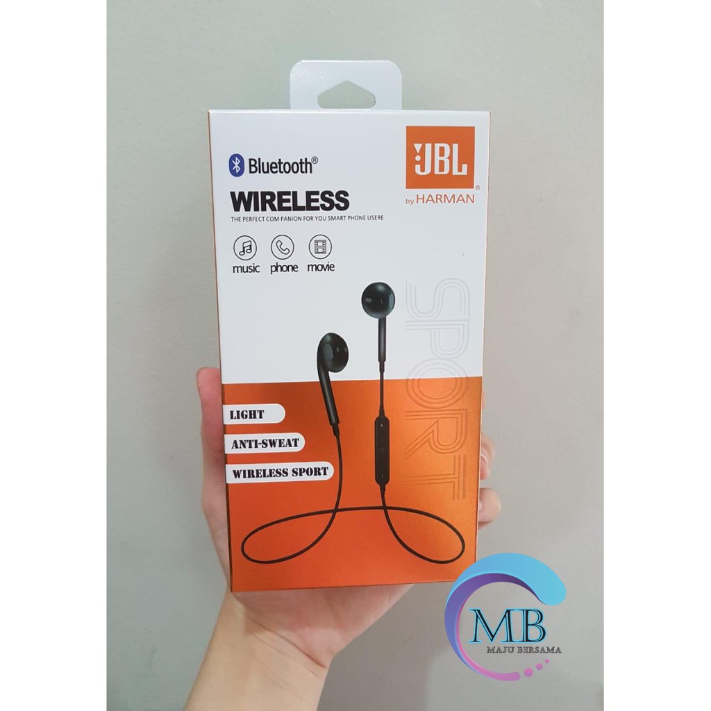 S6 Headset Headsfree Hf bluetooh tali sport super bAss wireless earphone MB1089