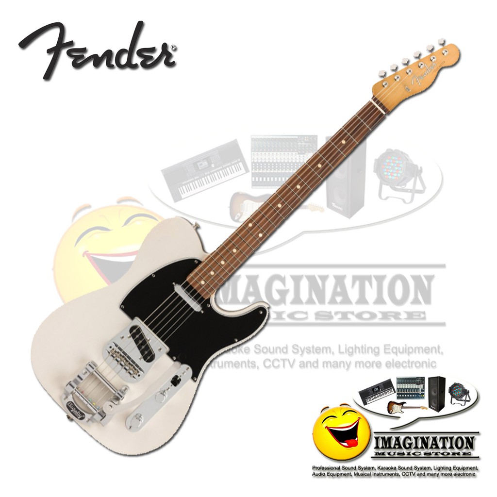 Fender Vintera 60s Telecaster w/Bigsby Pau Ferro FB White Blonde