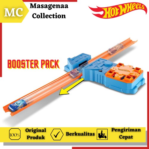 Lintasan Jalanan Trek Mesin Peluncur Hot Wheels Hotwheels Hotwheel Track Builder Set Boost Booster