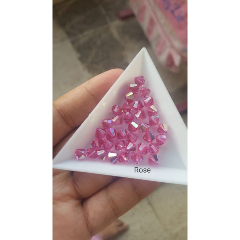 Kristal swarovski bicone col 6mm (perbutir)