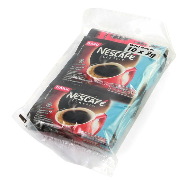 

NESCAFE Classic 20gr - Kopi Bubuk Klasik (10 sachet x 2gr)