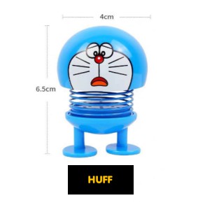 1SET - 4PCS Doraemon Emoticon Spring Shaking Head Doll Pajangan Dashboard Mobil