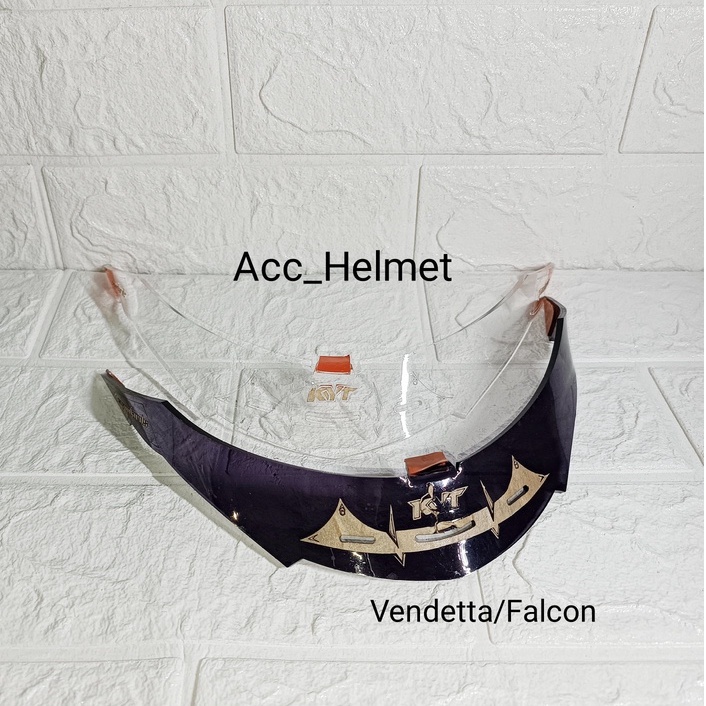 Spoiler Helm KYT VENDETTA 2 / SPOILER KYT FALCON | AKRILIK