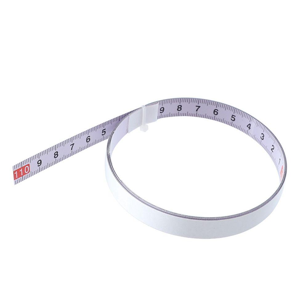 POPULAR Populer Penggaris Metrik 0.9/1meter Lebar 13mm T-Track Woodworking Tools Miter Saw Tape Measures