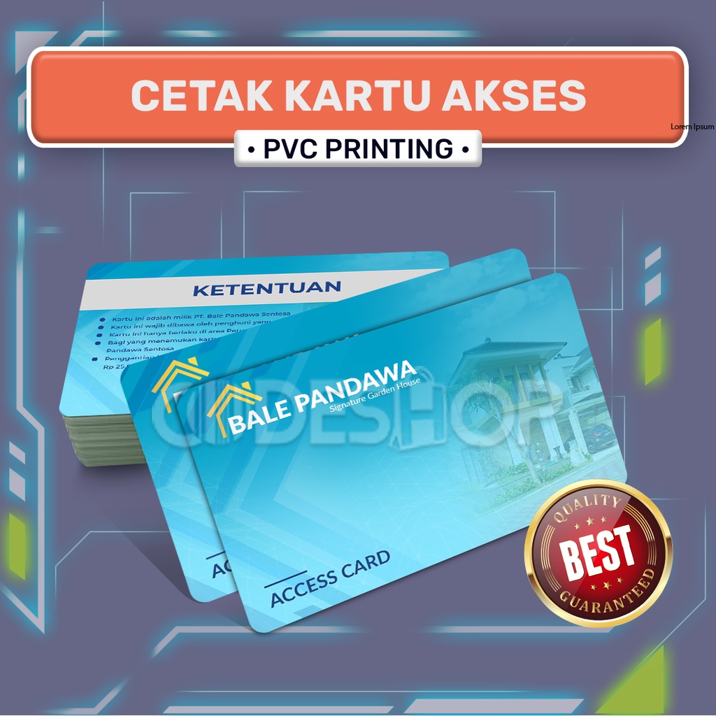 Cetak Kartu Access Card Bahan Dasar PVC RFID