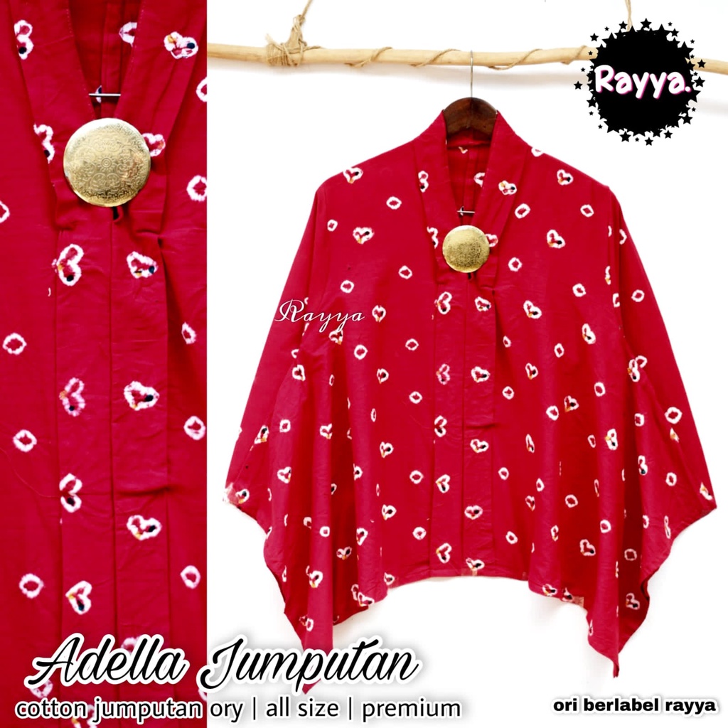 Blouse Batik Jumput ORI by Butik Batik Solo Bahan Batik Jumputan ORI kode BLOUSE BATIK JUMPUT ADELLA