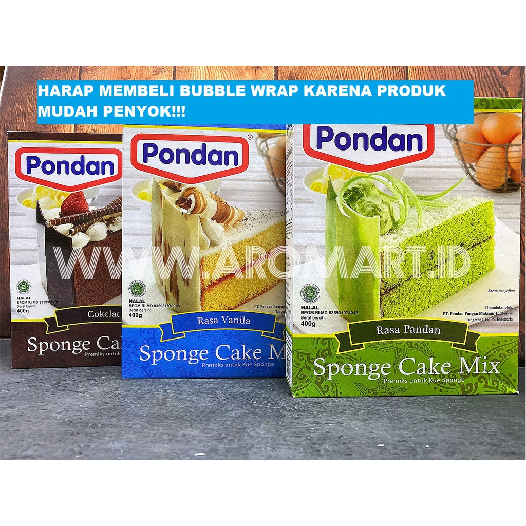 

Pondan Sponge Cake Mix - 400g