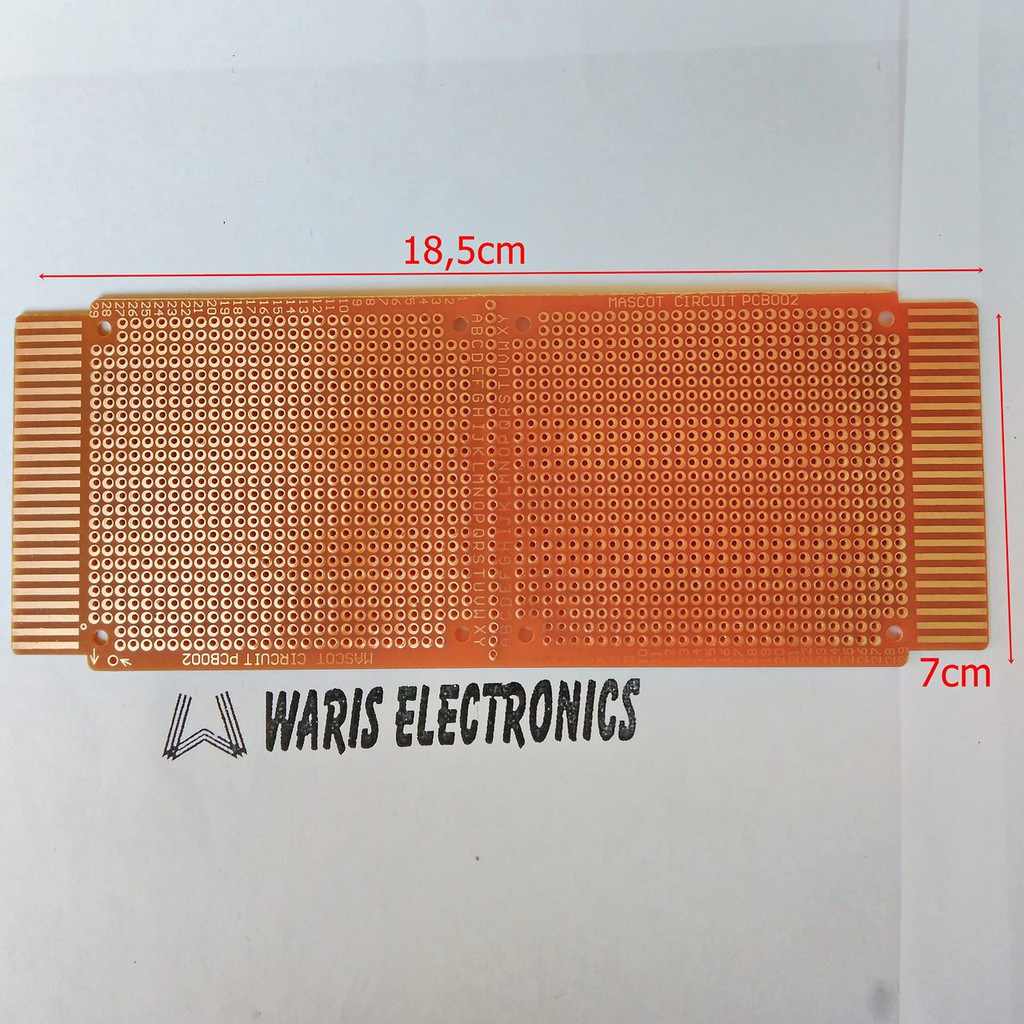 PCB polos lubang IC rapat