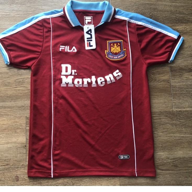 Serbuuuu.. Jersey retro westham dr martens home 1999