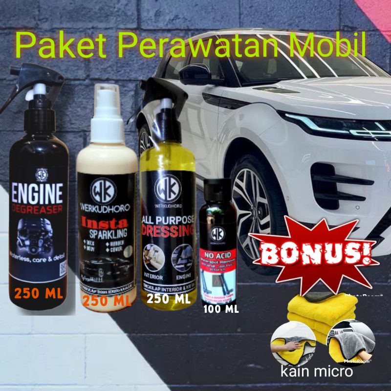 paket hemat mobil/Paket/pengkilap/pembersih/interior/exterior//kain micro