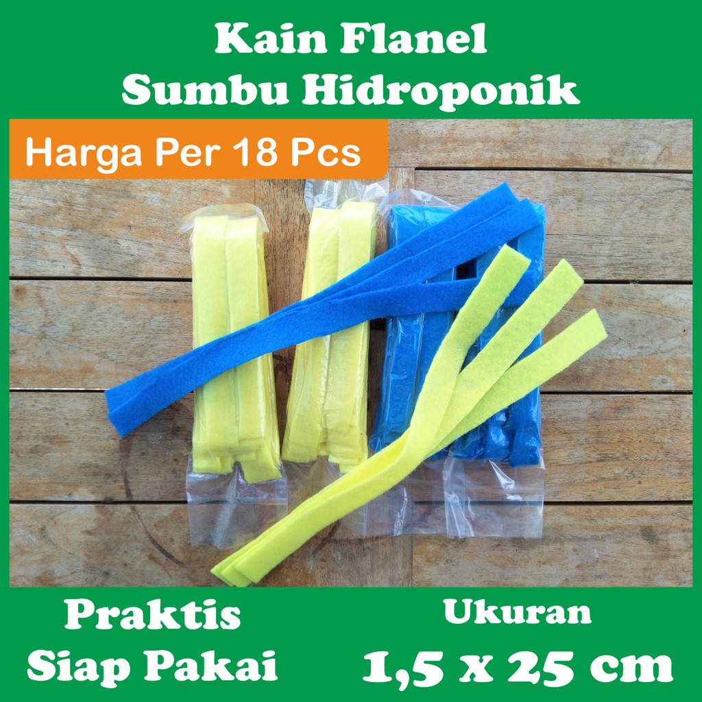 Kain Flanel Sumbu Hidroponik 18 pcs / pack