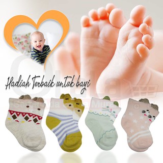  KAOS  KAKI  BAYI  BALITA MOTIF HEWAN ISI 4PCS Shopee  Indonesia