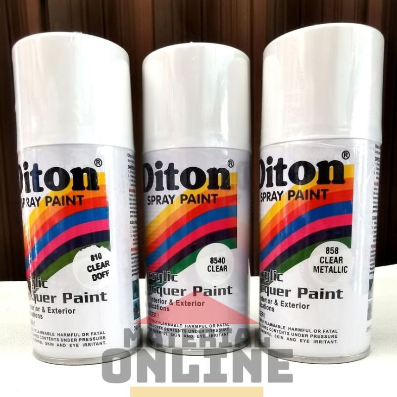 Pilox Diton 300Cc 300 Cc Pylox Pilok Cat Semprot Clear Vernish Pernis Vernis Kilap Doff Metallic Met