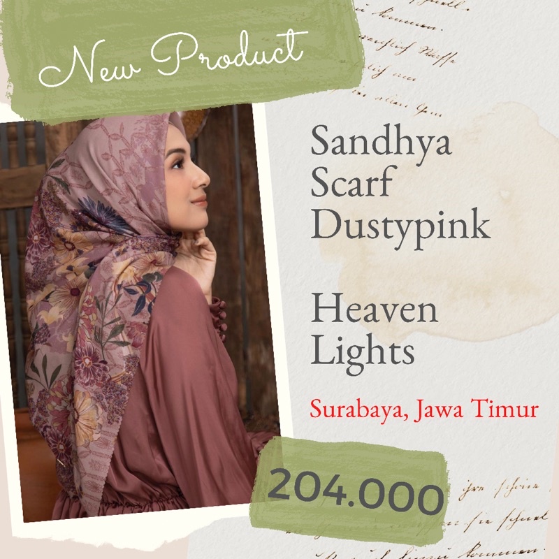 [New] SANDHYA SCARF HEAVEN LIGHTS HL