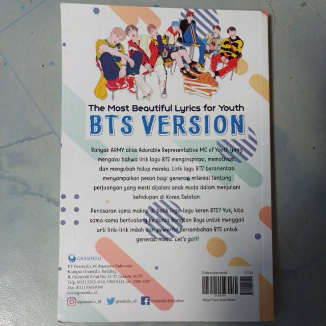 Buku The Most Beautiful Lyric For Youth Bts Version Shopee Indonesia