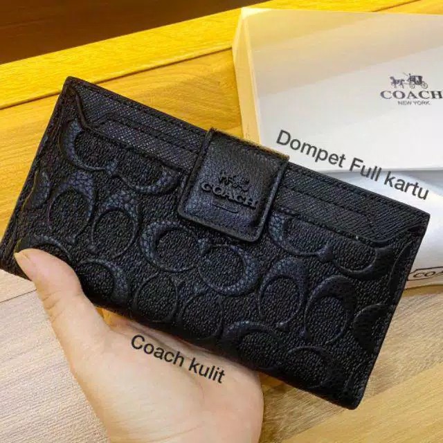 Dompet Coach Wanita (Full Kartu) #1 / Dompet Coach Wanita Impor