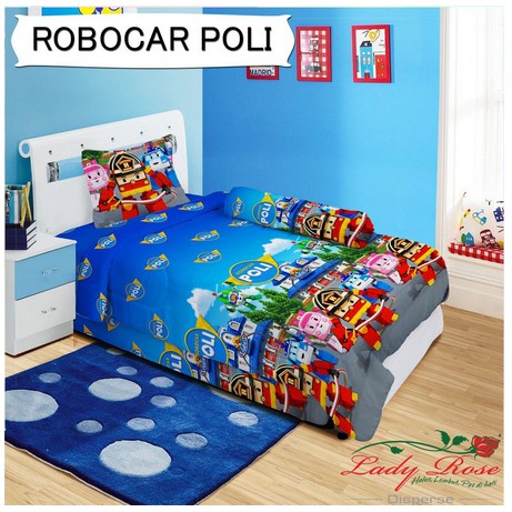 Bed Cover Lady Rose Robocar Polli 120x200