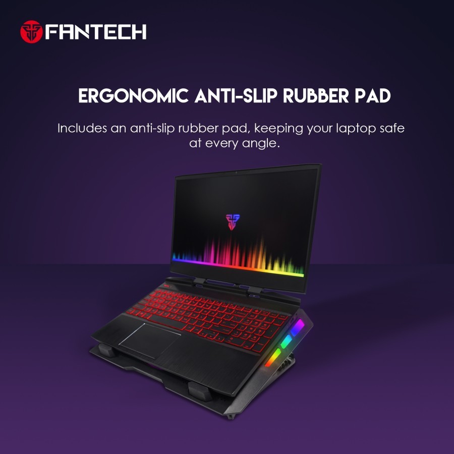 Fantech NC20 RGB Gaming Cooling Pad -NC20 RGB Notebook Cooler