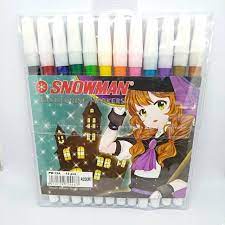 Spidol Snowman Colour/ Spidol Snowman Mewarnai Isi 12