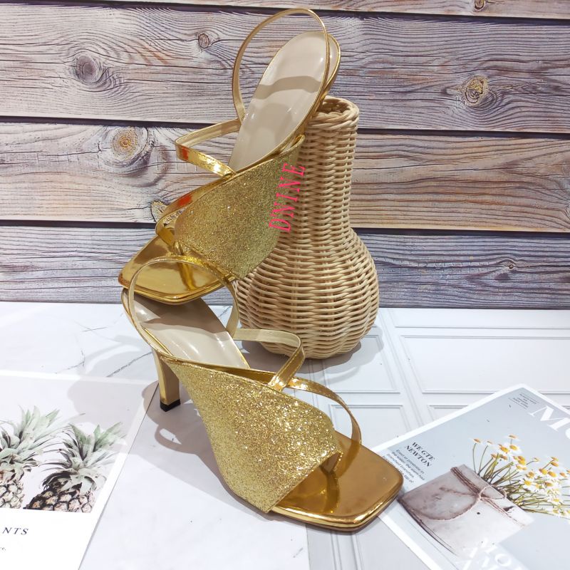 Sandal Wanita Sandal heels pesta 9cm DV 01